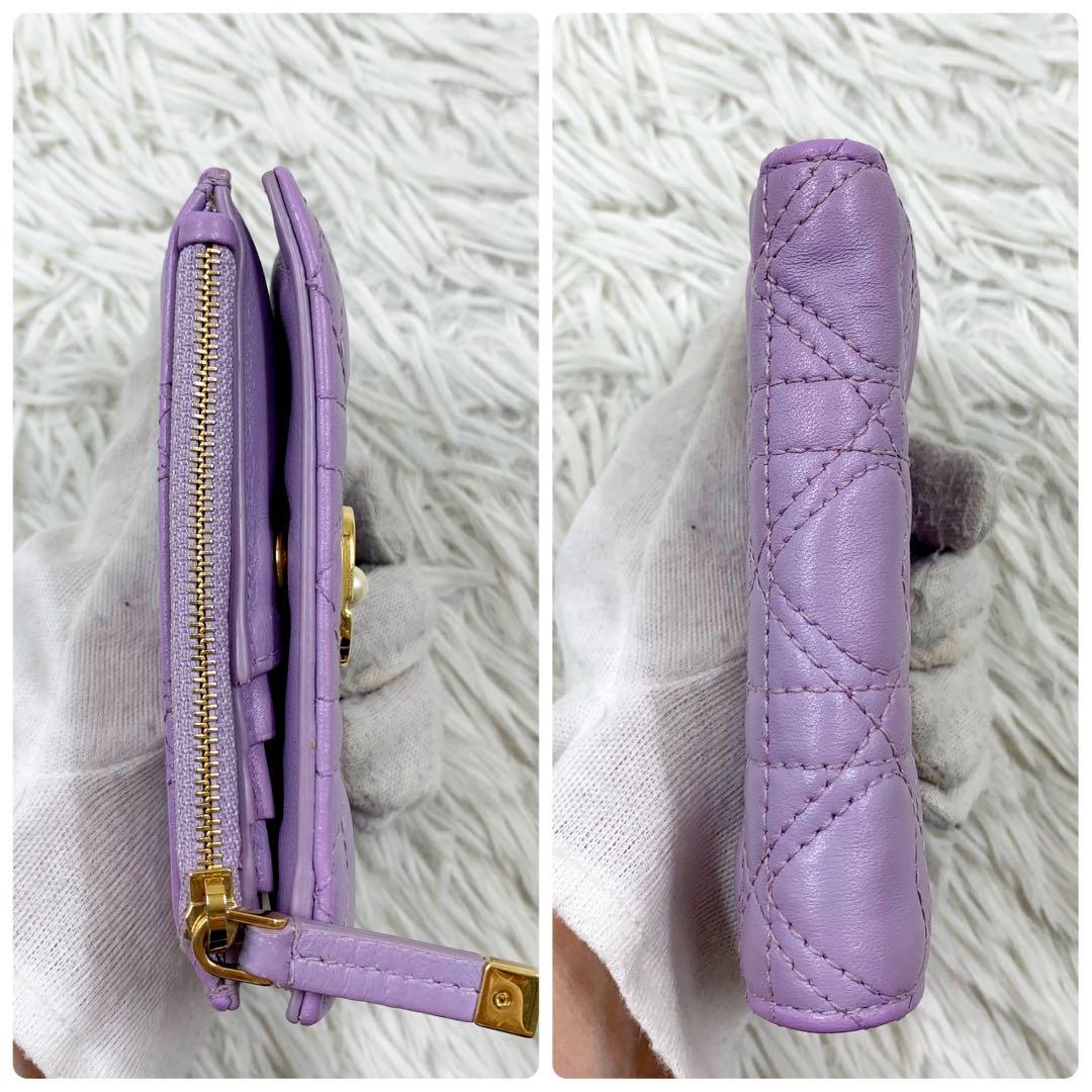 紅*丸様 【✨極美品✨】ディオール Jolie Dahlia ウォレット ラベン