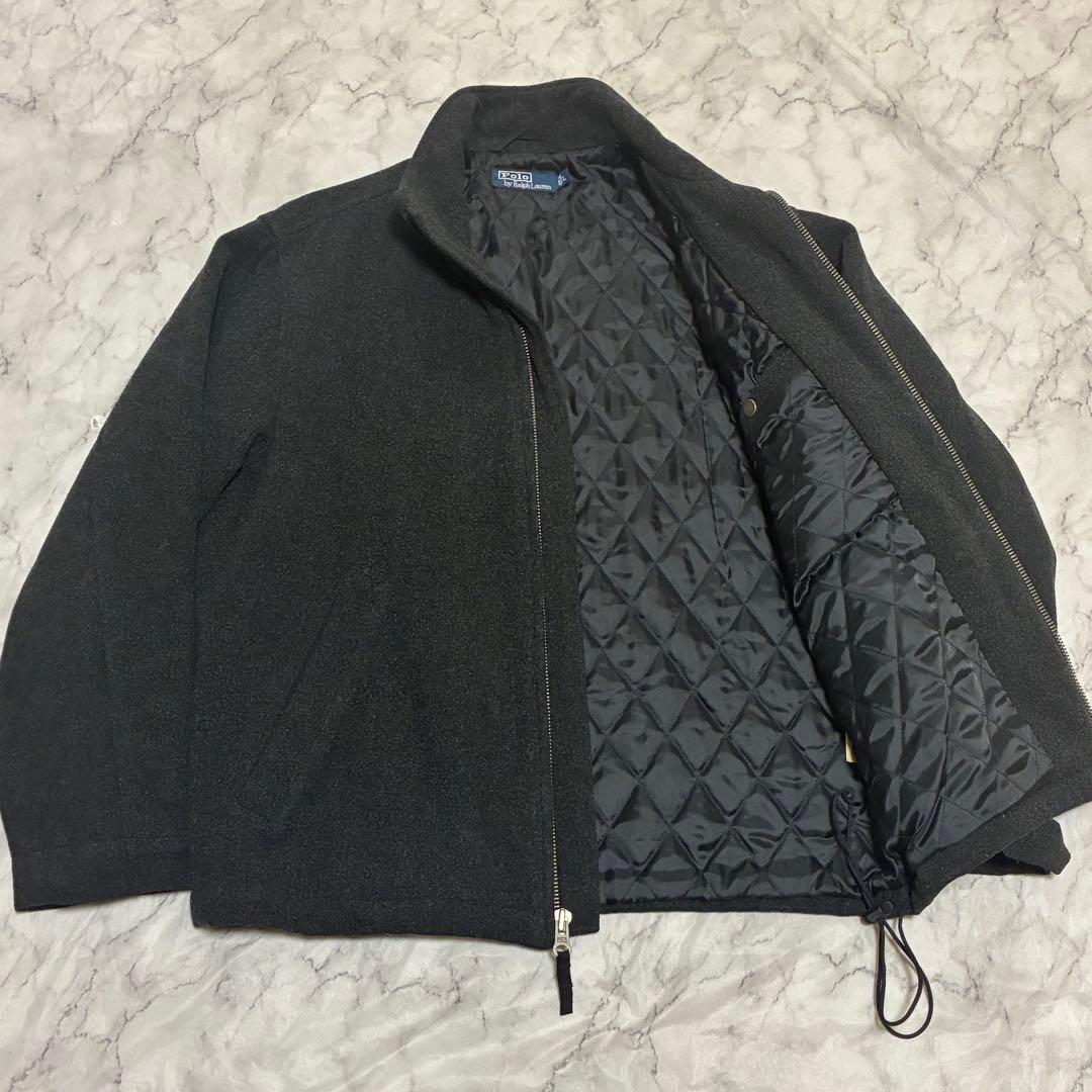 希少90s Polo by Ralph Lauren ウールジャケット グレー