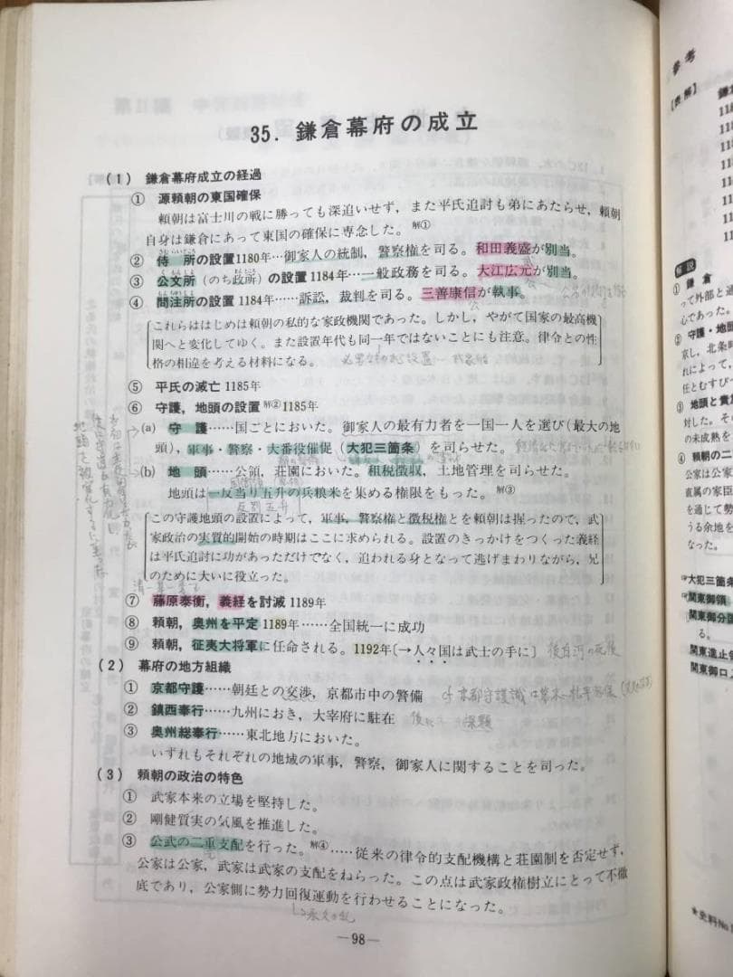 白井明編　代々木ゼミナールテキスト　 二次私大日本史　通年揃い2冊セット