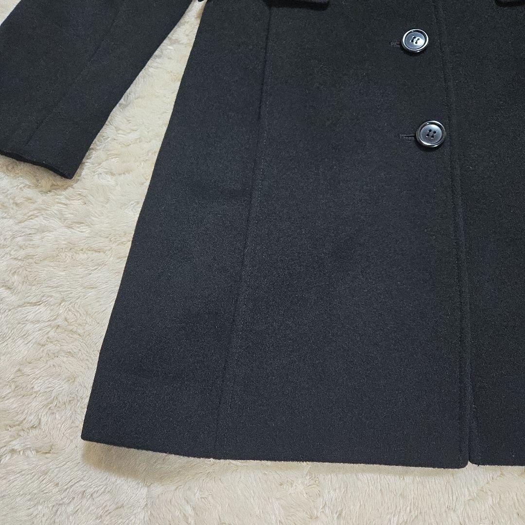 美品 東京スタイル ラティクル ロングコート カシミヤ混 ブルーフォックス