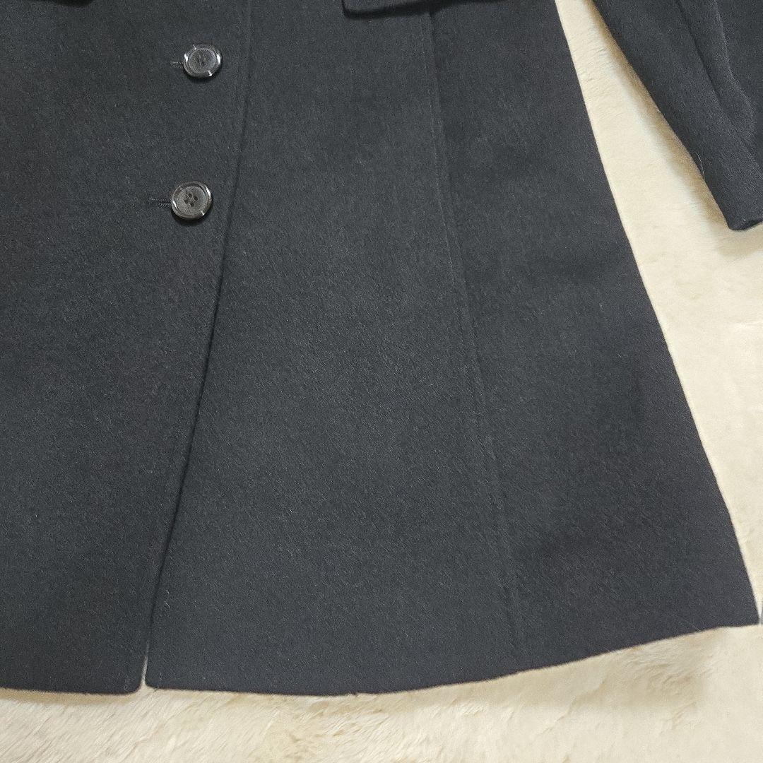 美品 東京スタイル ラティクル ロングコート カシミヤ混 ブルーフォックス