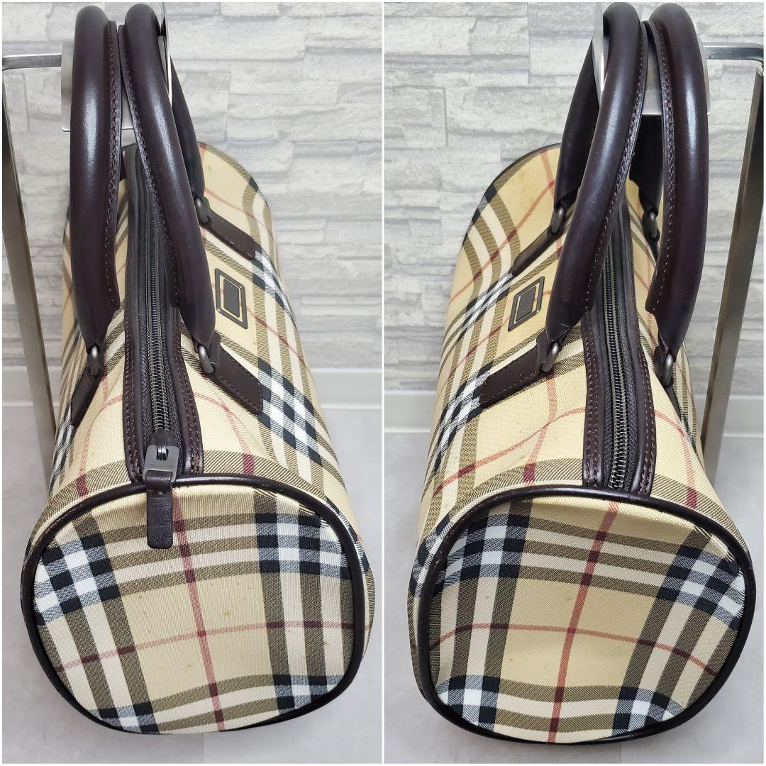 【訳あり】BURBERRY LONDON ノバチェック ミニボストンバッグ