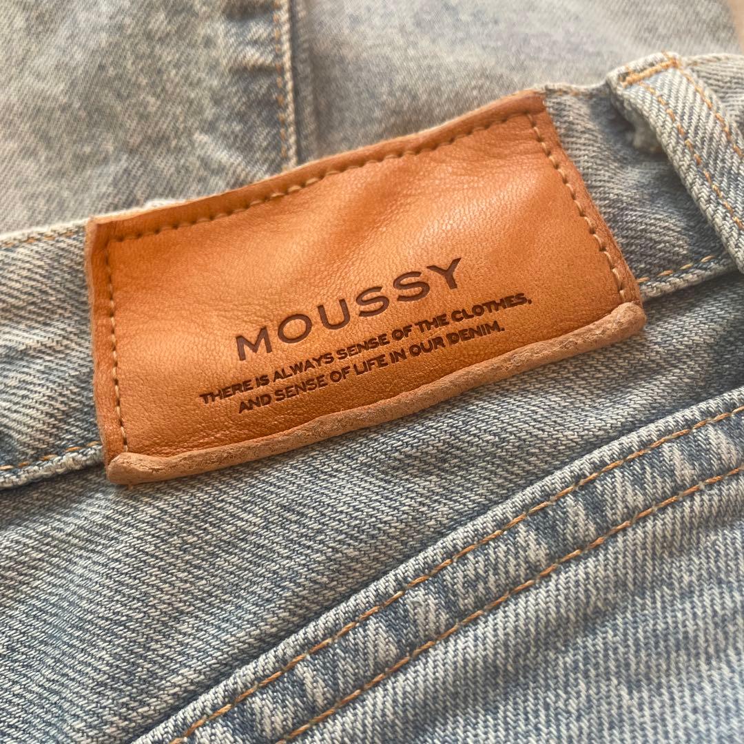 MOUSSY ブーツカットデニム 24 MVS L/BLU FLARE