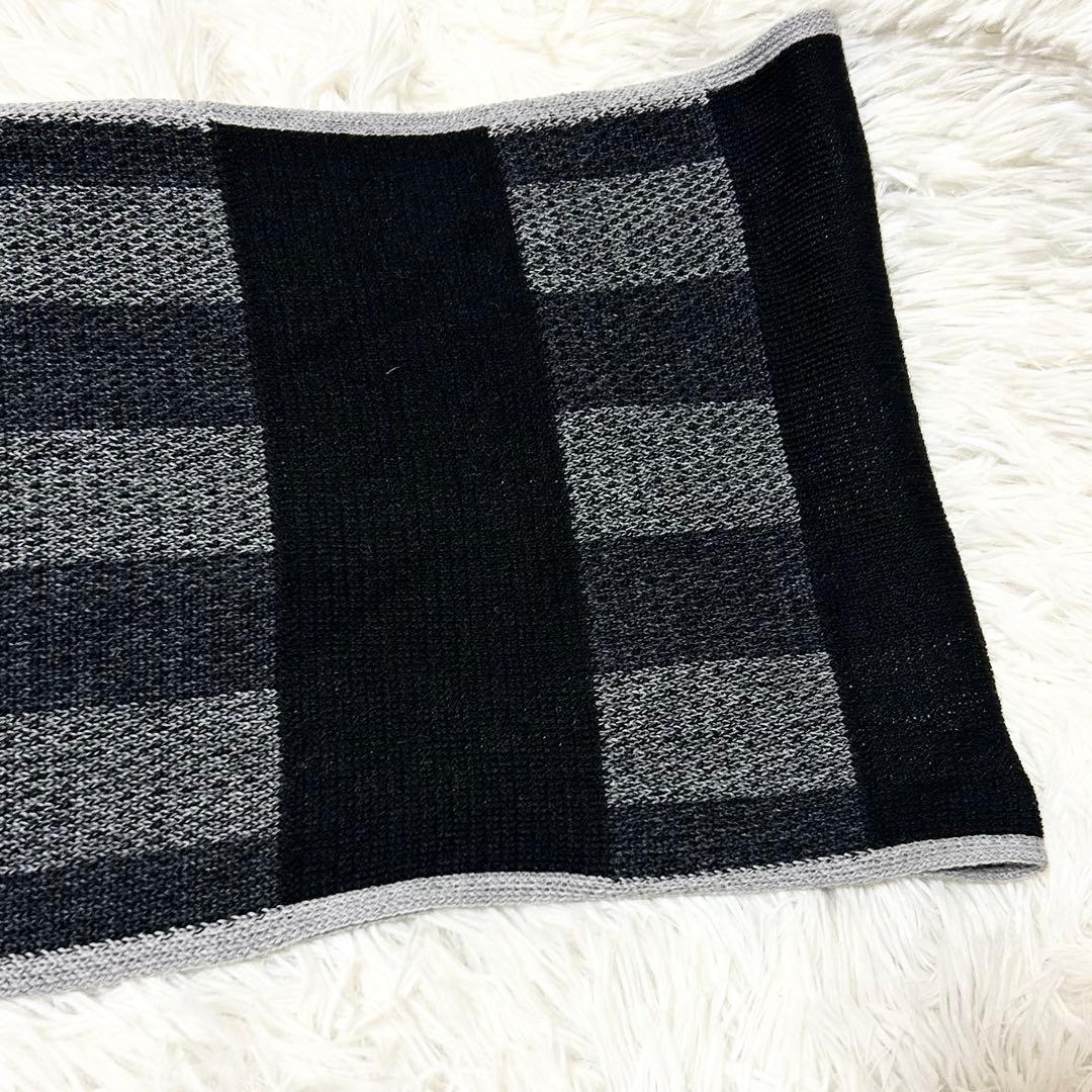 【新品】23区 オンワード樫山 ヴィフラース ウール100% マフラー 男女兼用