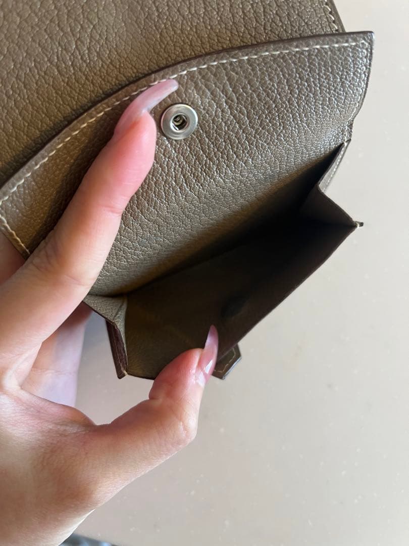 エルメス 財布 ベアンミニ エトゥープ