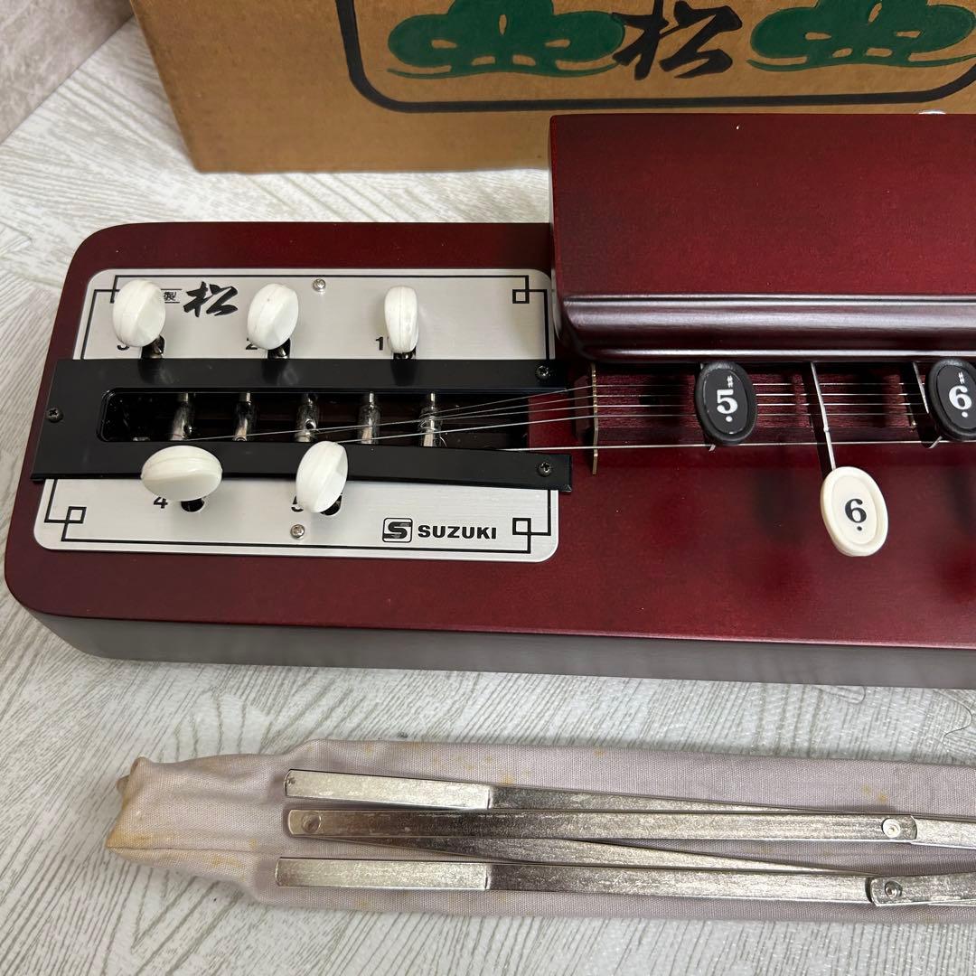 【極美品】スズキ　大正琴　特製松　砂丘