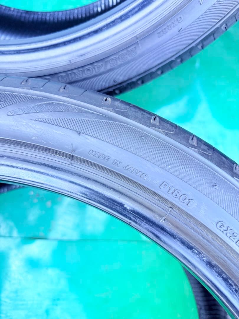 【2019年製】(265/35R19) & (235/40R19) 4本/日本製