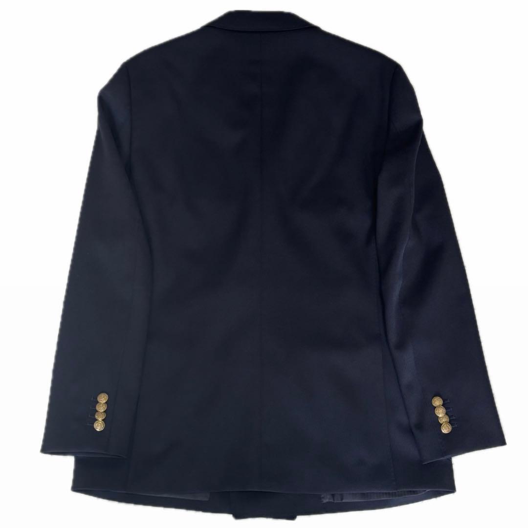【美品】MORLES モアレス 金ボタン 紺ブレ ダブルジャケット