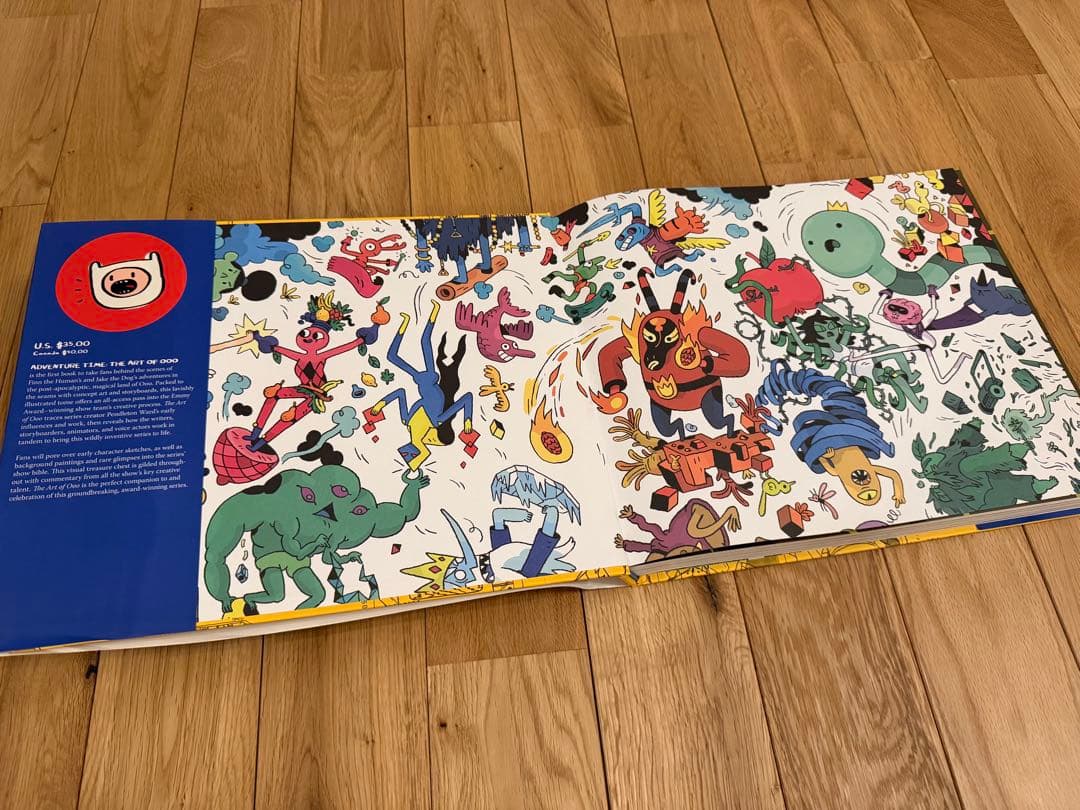 絶版　レア　美品　アドベンチャータイム　本　The Art of Ooo