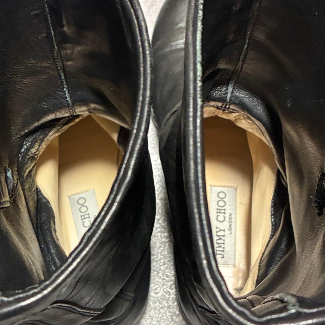 靴 JIMMY CHOO engineerboots grunge 37.5
