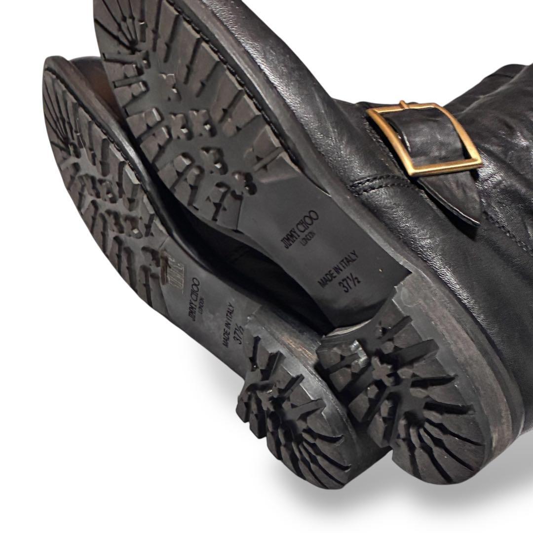靴 JIMMY CHOO engineerboots grunge 37.5