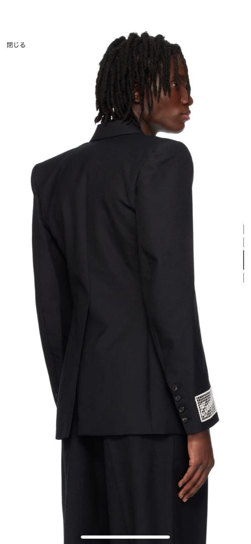 ジャケット・アウター EGONLAB FITTED DOUBLE BREASTED JACKET