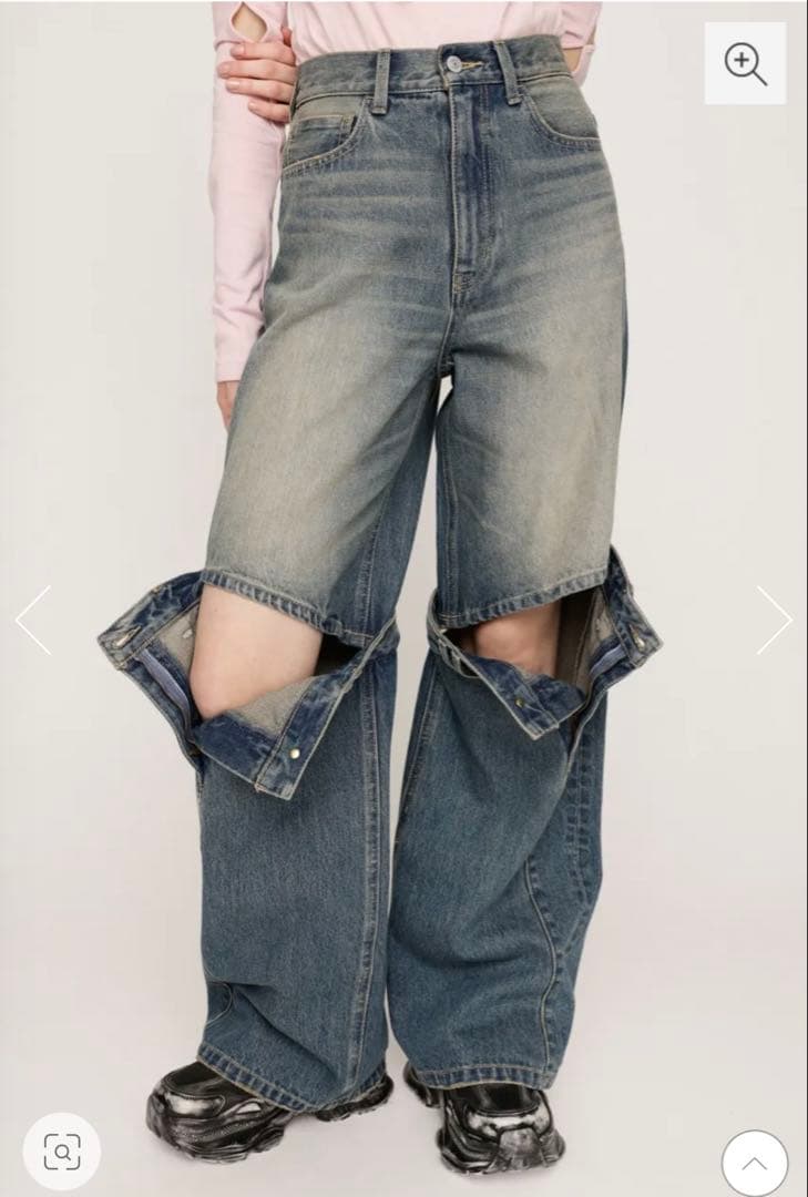 SLY J／W KNEE DENIM パンツ