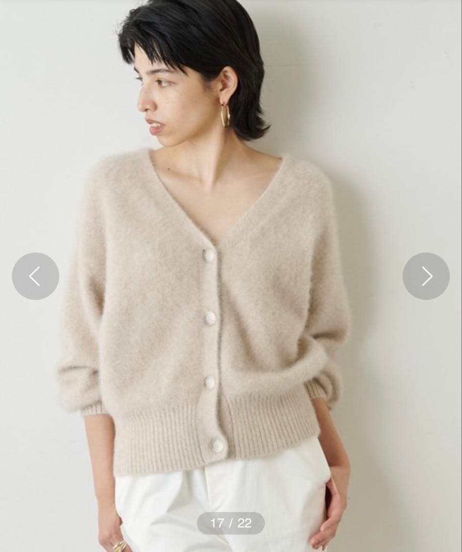 まっきー　新品　Whim Gazette FOXEY2WAYカーディガン
