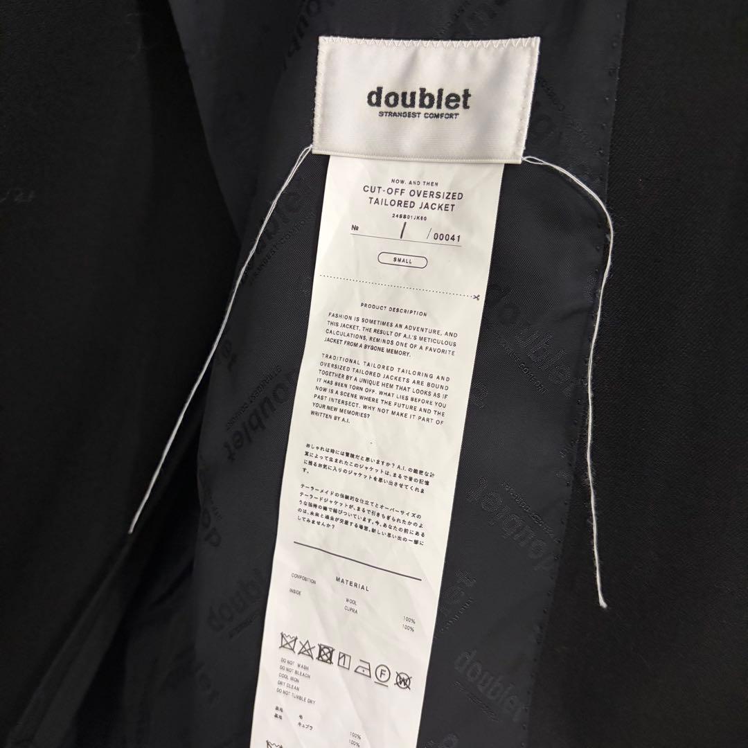 ジャケット・アウター doublet CUT-OFF OVERSIZED TAILORED JKT