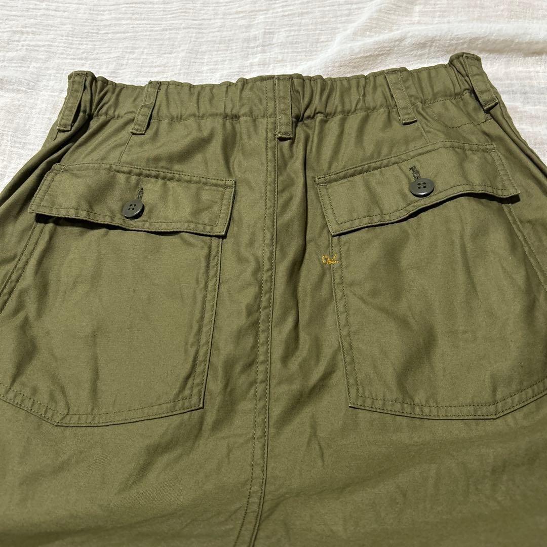 45r 薄バックサテンベイカー スカート