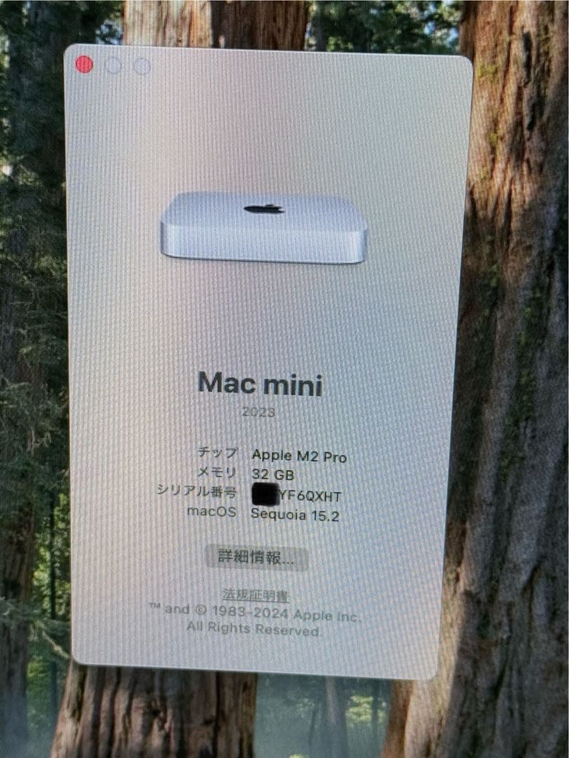 Mac mini M2 pro 32GB 512GB 希少美品