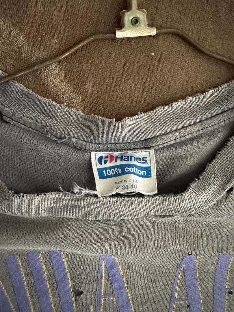 「値下げ可」 Hanes USA製 アーティストプリント 80s 90s