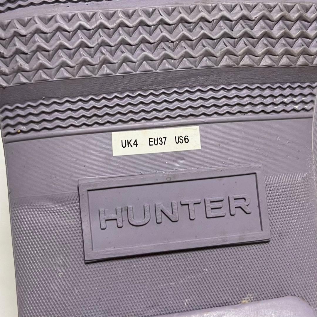 ^ ^【3/1~4発送できません⚠︎】  HUNTER ショートブーツ 紫