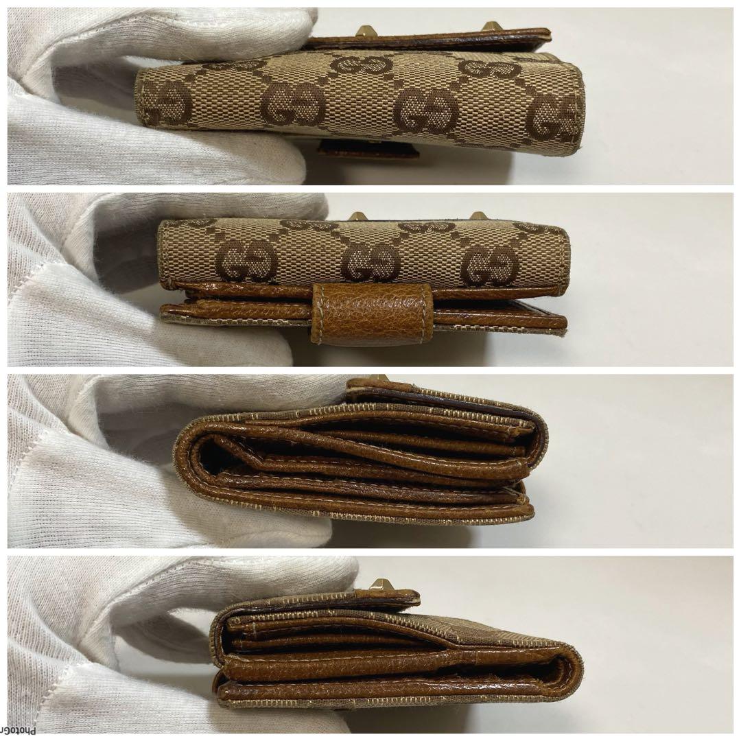 GUCCI＊グッチ＊折財布＊ライトブラウン✨
