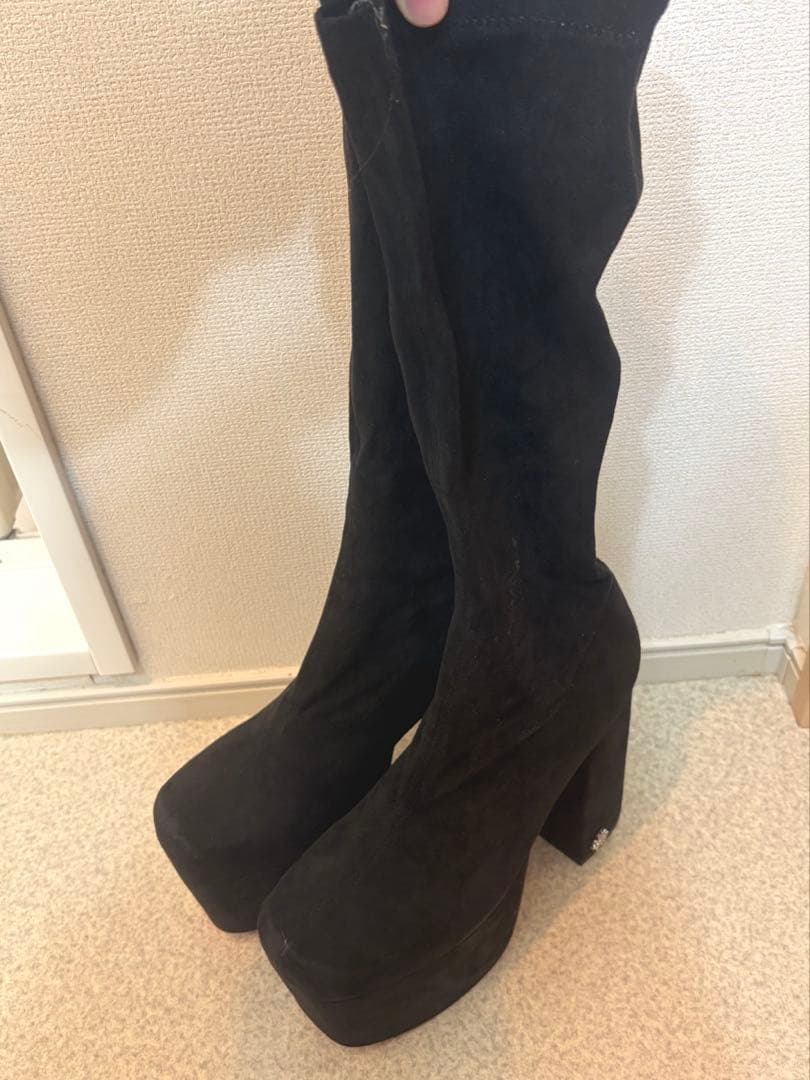 在庫なし 売り切れ品 ミシェルマカロン 美脚ロングブーツ 13.5cm