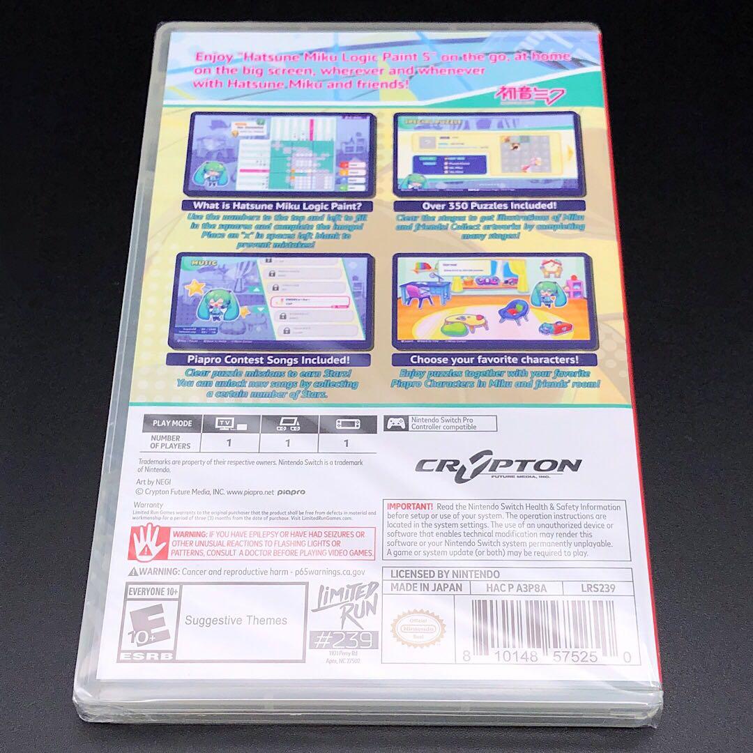 初音ミク Hatsune Miku Logic Paint S switch