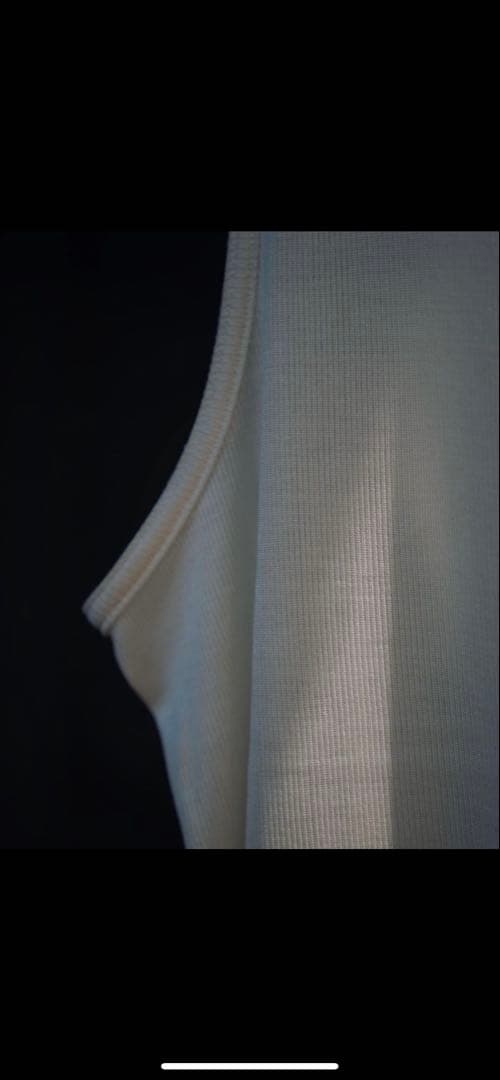 トップス MAATEE&SONS Ex. WASHABLE SILK RIBTANKTOP