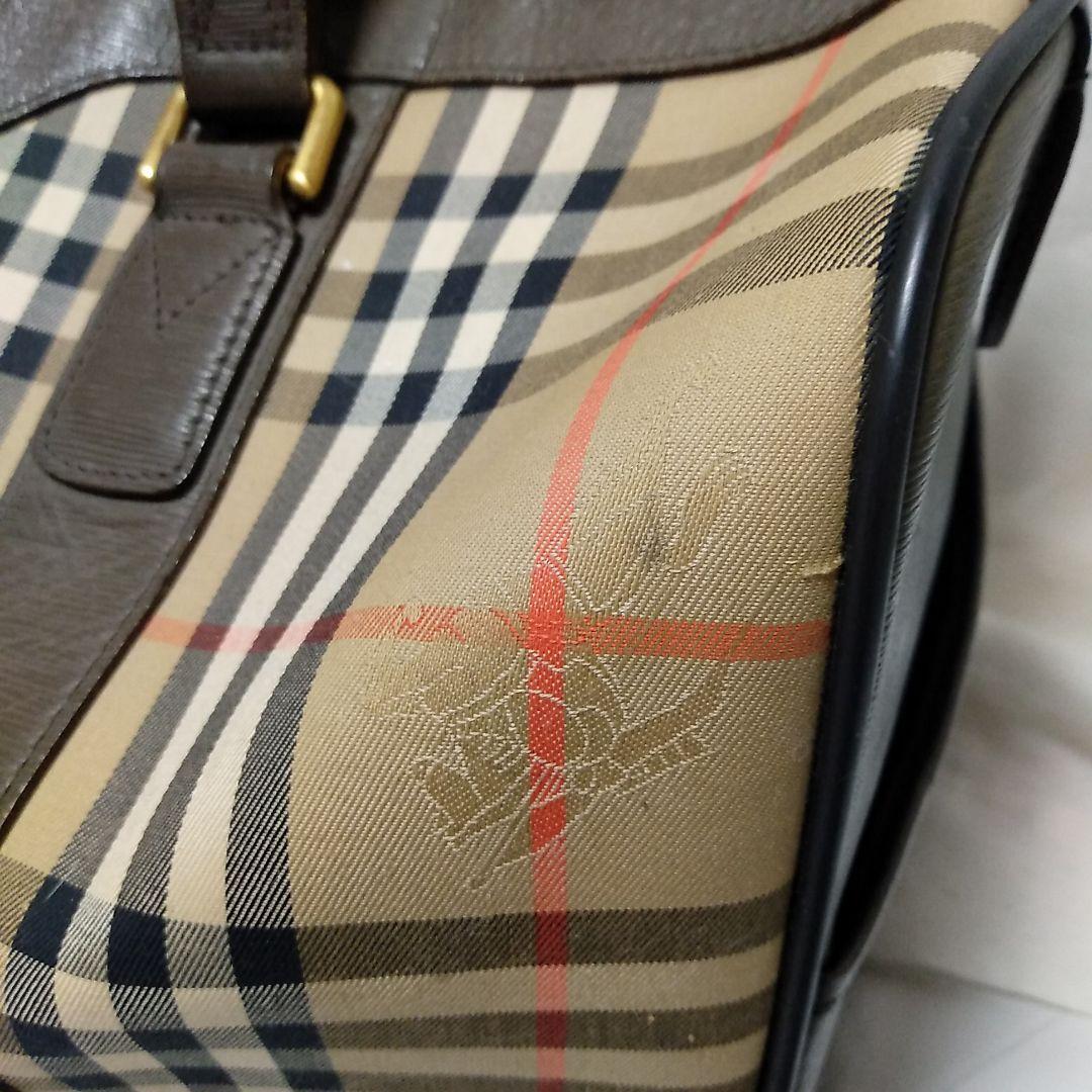 Burberry バーバリー ボストンバッグ　大容量 旅行 鞄