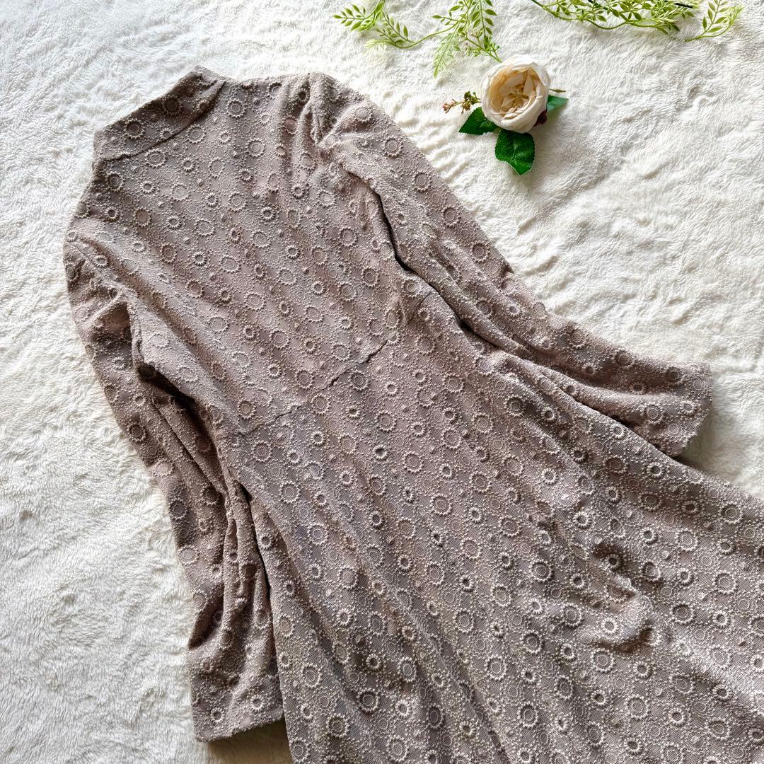 Sybilla シビラ レースボレロ 刺繍 コートワンピース ロング丈 Aライン
