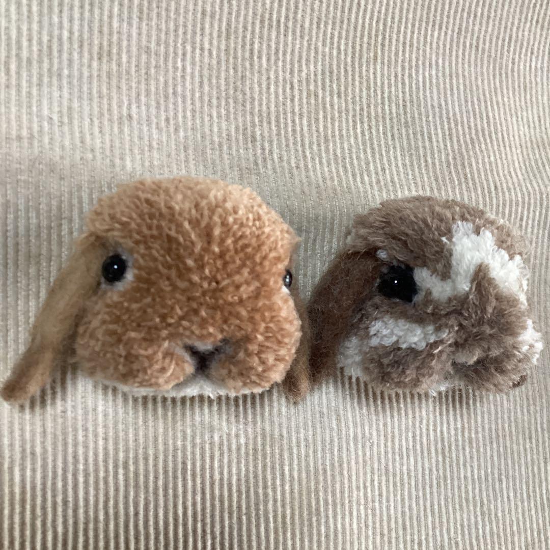 メルち　うさぎぽんぽん&羊毛うさぎ　7点