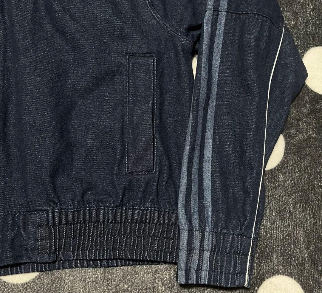 【あのちゃん着用】adidas デニム トラックジャケット インディゴブルー