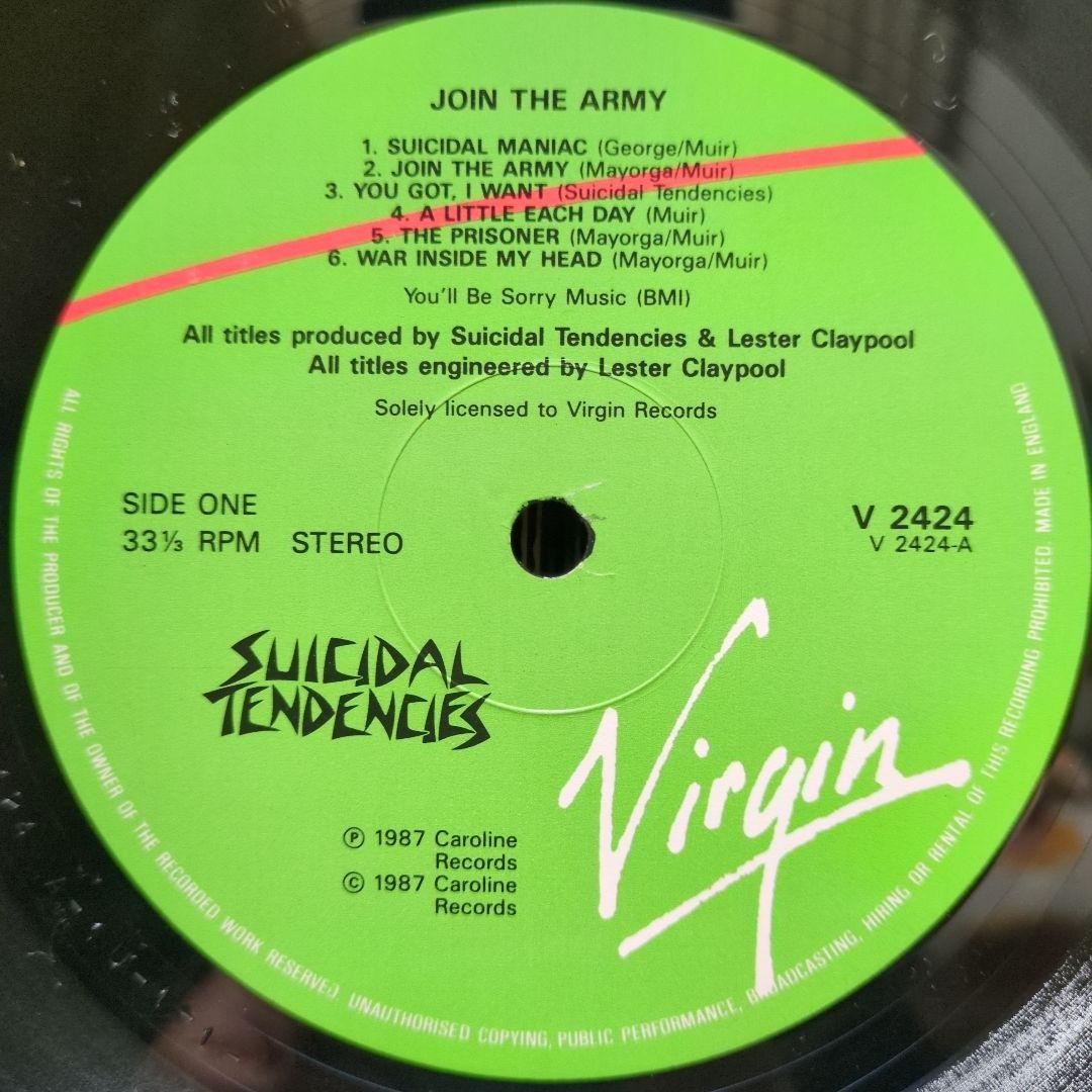 ☆Suicidal Tendencies / Join the Army/ LP