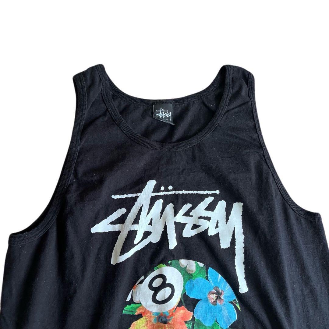 希少L★Stüssy ステューシー 8ボール y2k 00s タンクトップ