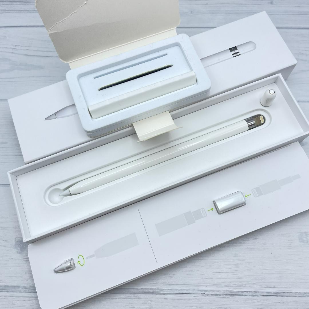 動作確認済み【純正品】Apple Pencil 第一世代 付属品＋ホルダーセット