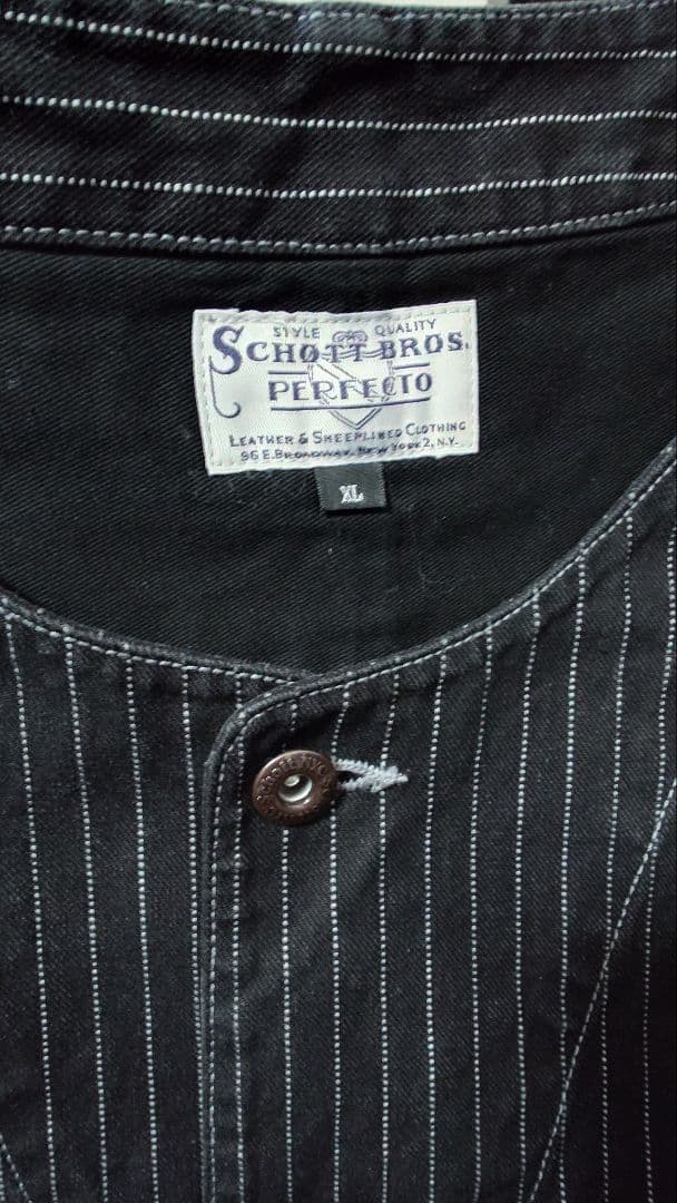 schott　オールドヒッコリーデニムベスト