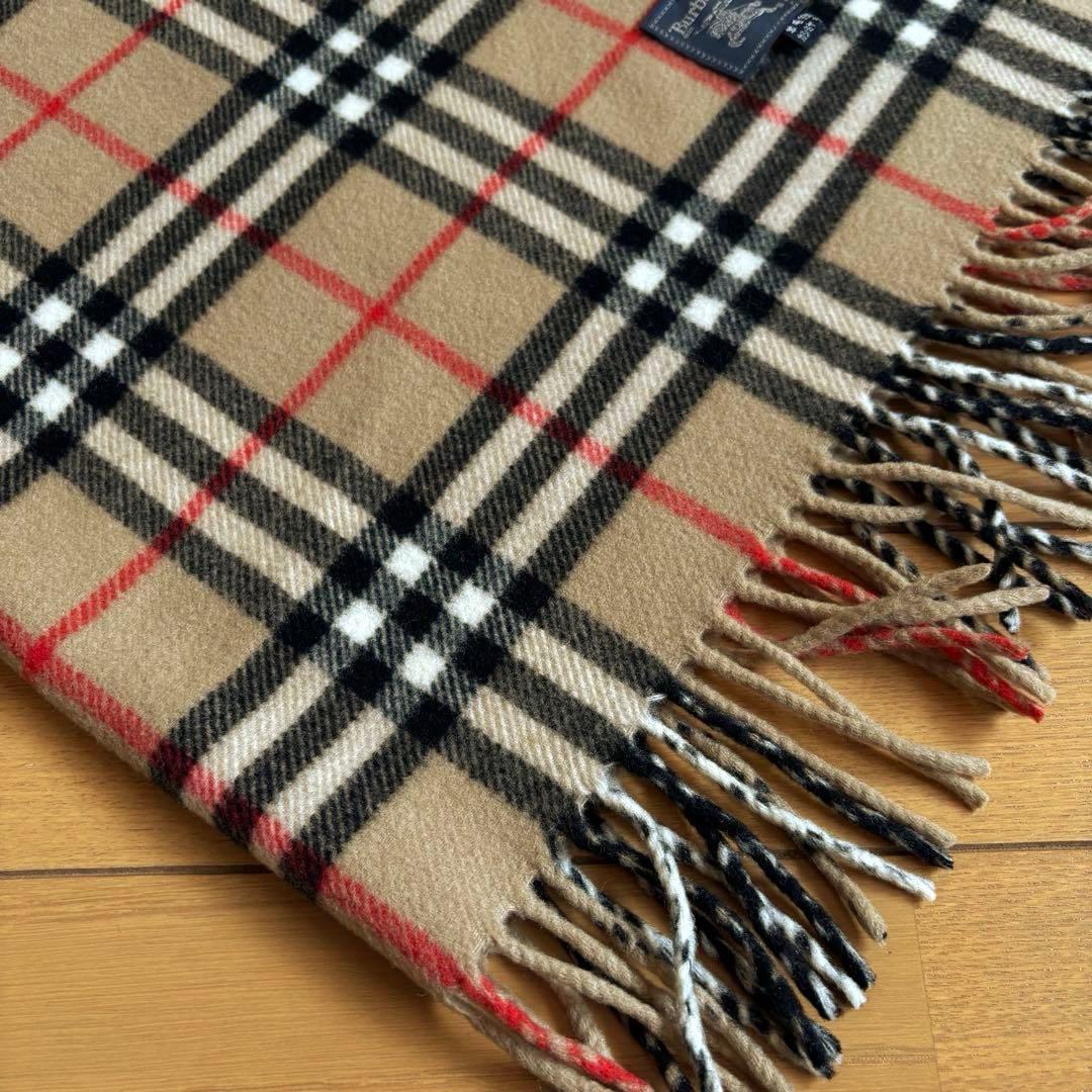Burberrys バーバリー 大判ストール ノバチェック カシミヤ混 マフラー