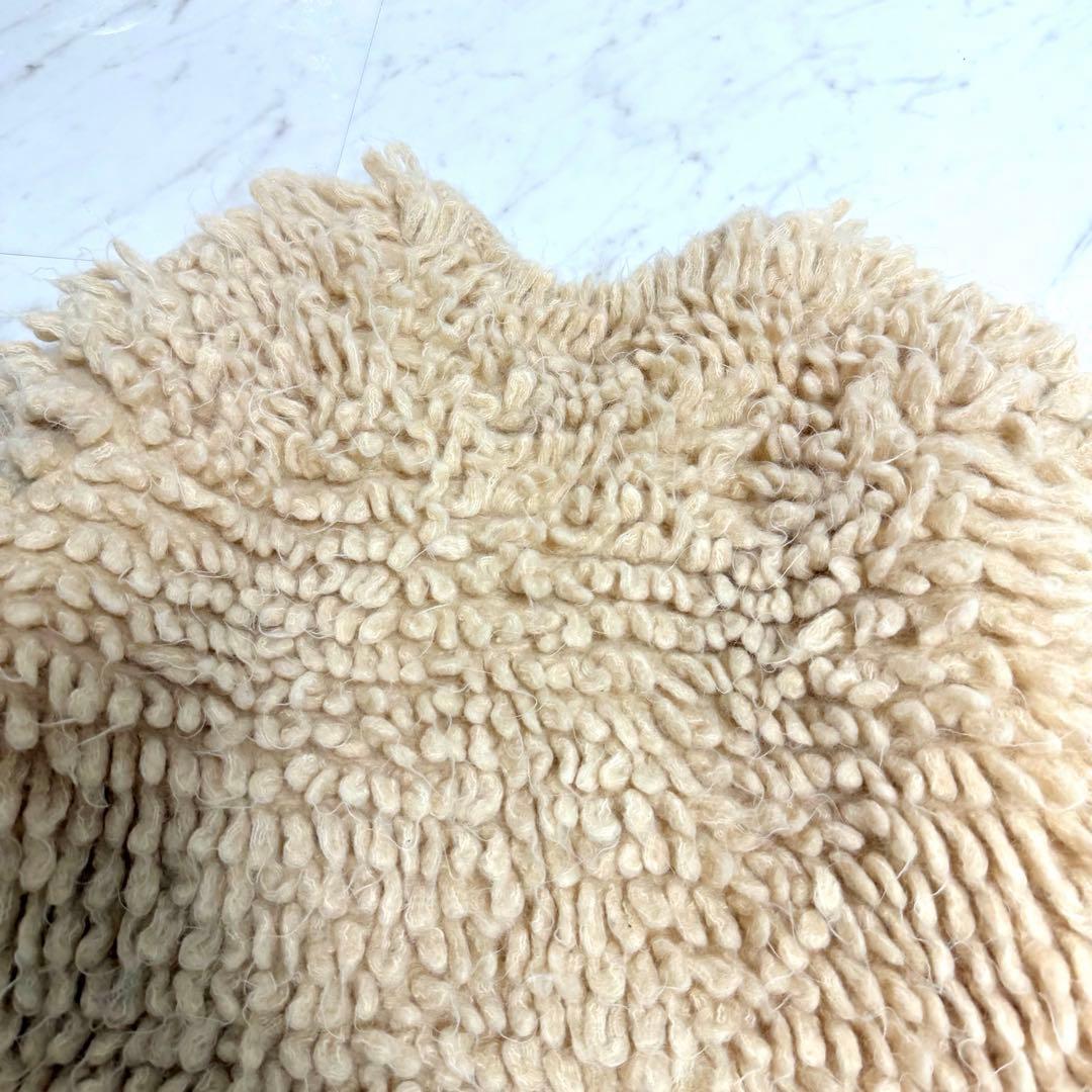 【美品】完売品✨️Acka loop knit cardigan ベージュ