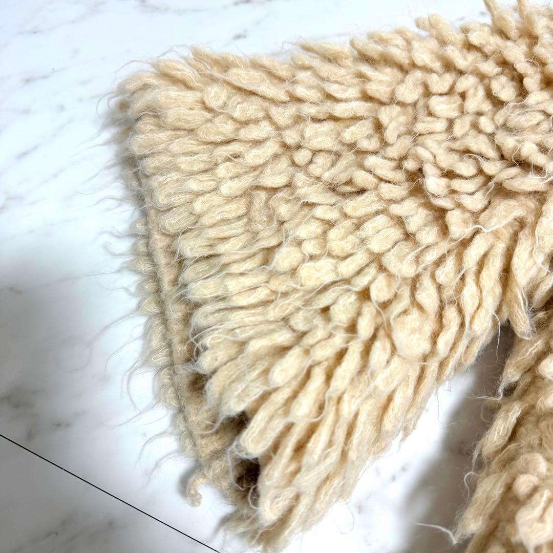 【美品】完売品✨️Acka loop knit cardigan ベージュ