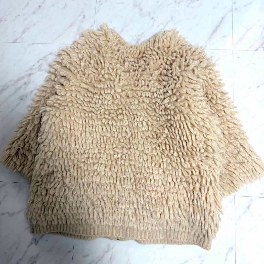 【美品】完売品✨️Acka loop knit cardigan ベージュ