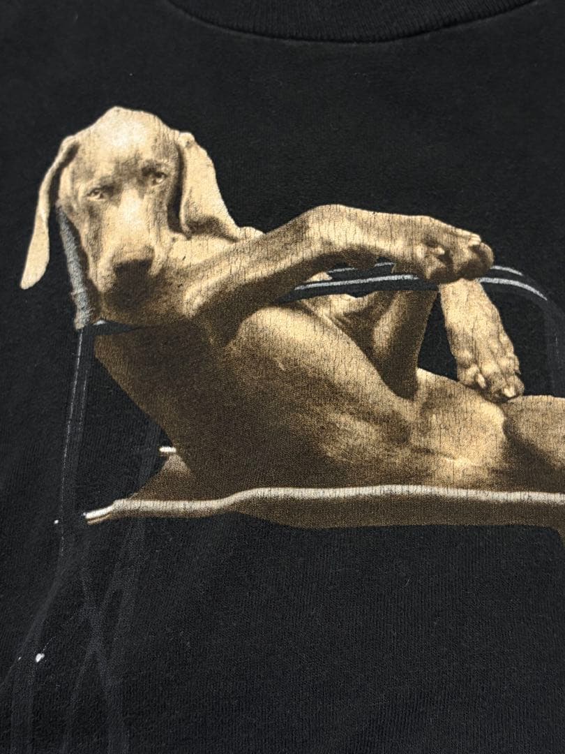 William Wegman Dog Tee Black usa製