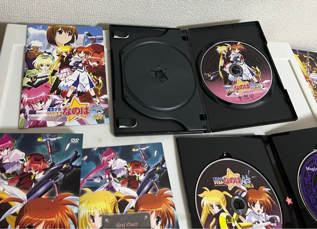 魔法少女リリカルなのはdvd、A's Vol.1〜6 初回限定版もあり