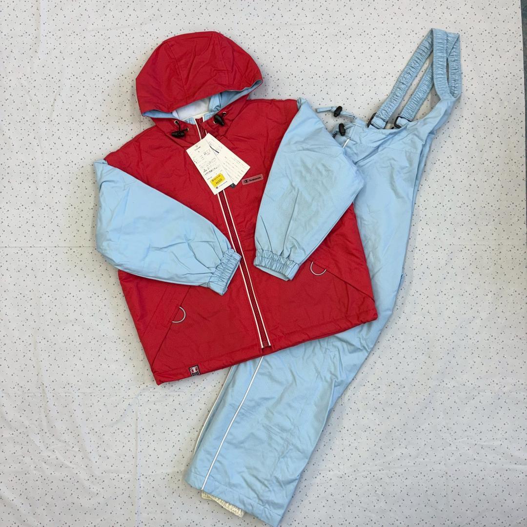 【新品未使用】Champion スキーウェア 130 上下セット ゴールドウイン