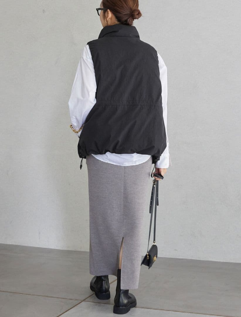 SLOBE IENA　スローブイエナ　ウォッシャブルミラノリブタイトスカート