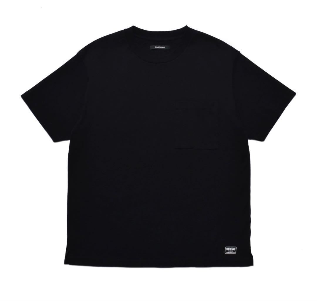 Mサイズ m&m minedenim ポケットTシャツ 黒 キムタク