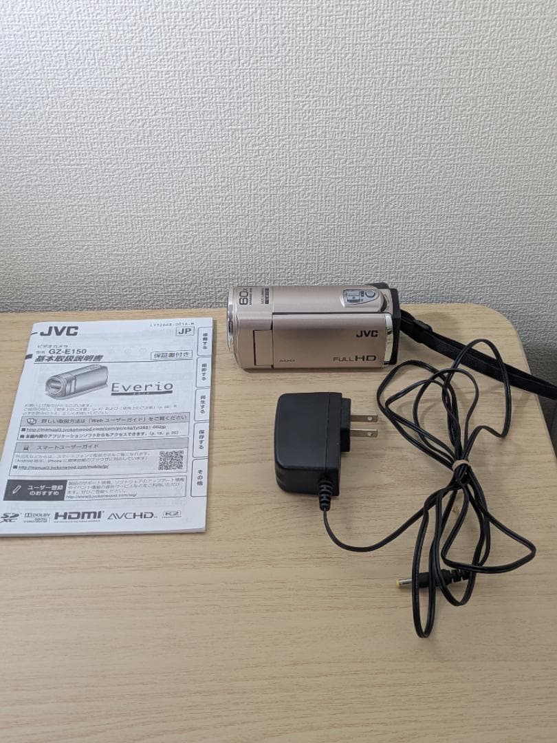 JVC Everio GZ-E150 エブリオ ビデオカメラ ピンクゴールド