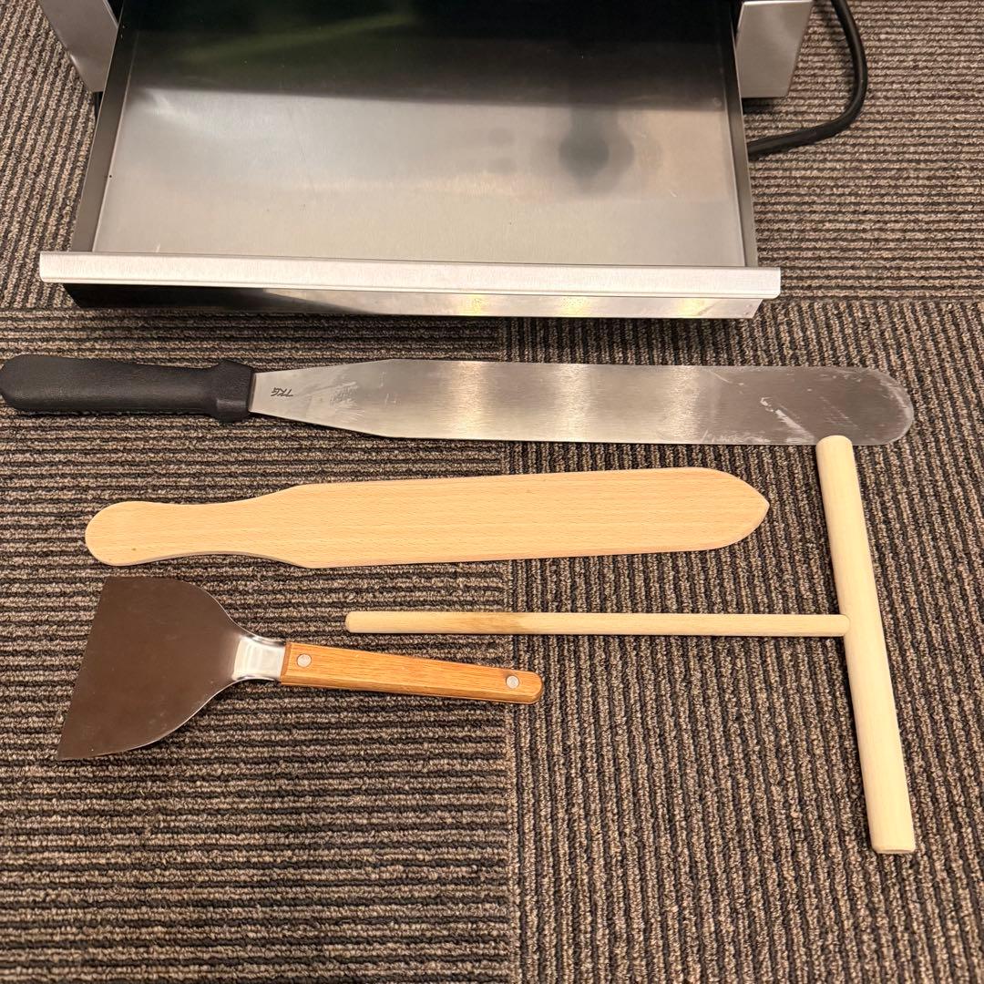 業務用クレープ焼き器 クレープメーカー 付属品付