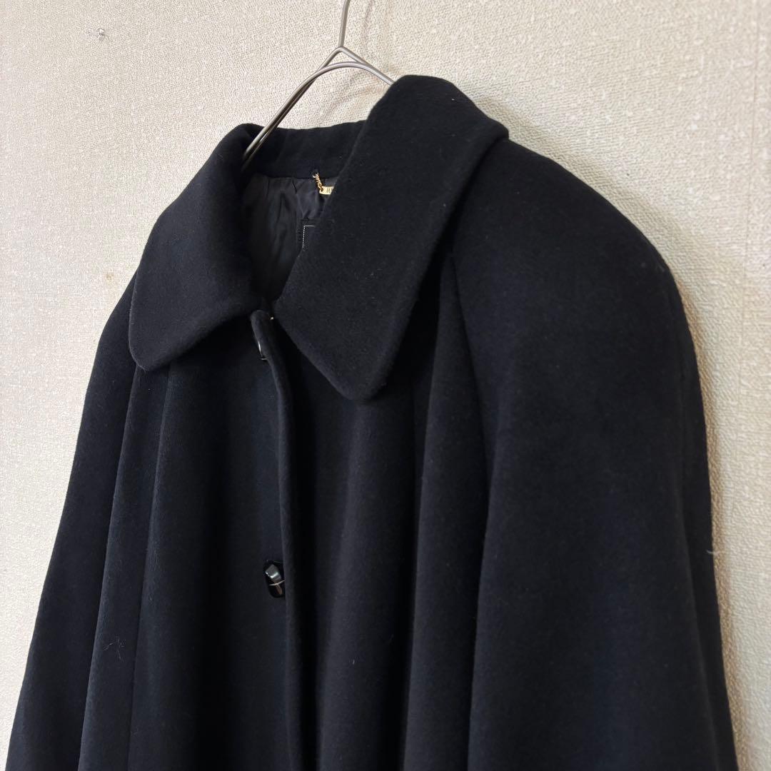 ミゼール　カシミヤ100％ ロングコート ブラック 17 高級アウター
