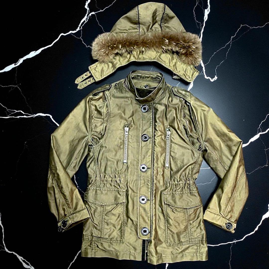 PPFM 00s モッズコート Real Fur Y2K アーカイブ M