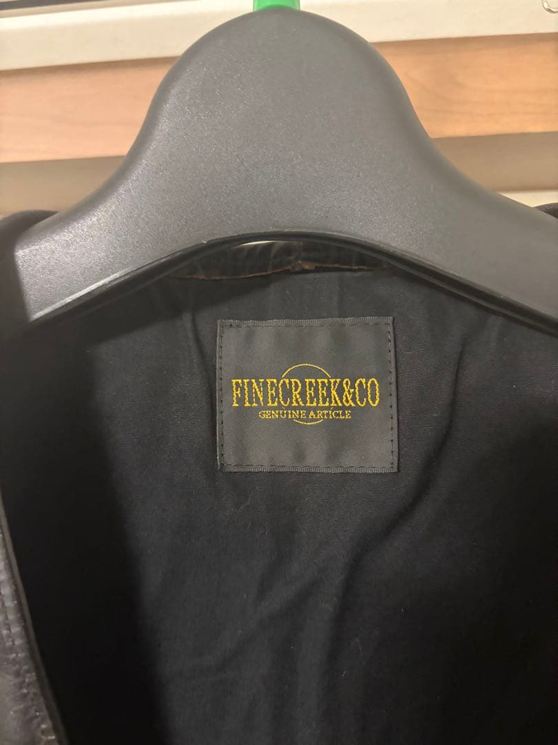 【美品】FINE CREEK ＆CO レザーベスト