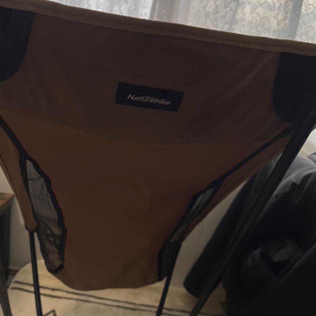NatturHike アウトドアチェア ブラウン2脚セット